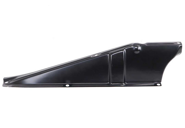 Radiator Core Support Upper Baffle, RH, Black EDP, 1960-66 Chevy & GMC Truck