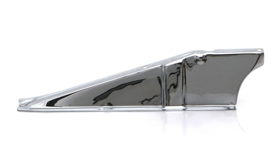 Radiator Core Support Upper Baffle, RH, Chrome, 1960-66 Chevy & GMC Truck