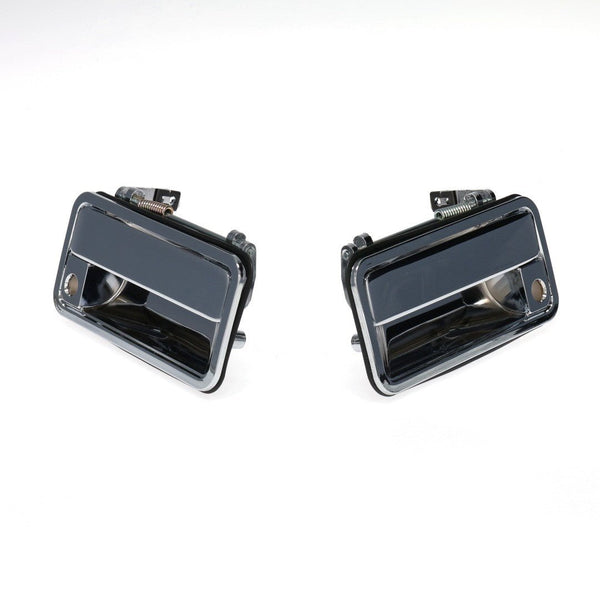 Outside Front Door Handles - Chrome - Pair - 88-98 Chevy GMC C/K OBS Pickup Truck SUV