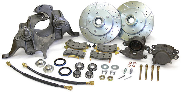 Disc Brake Conversion Kit - 67-69 Camaro, Firebird, GM F Body, 2" Drop Spindle