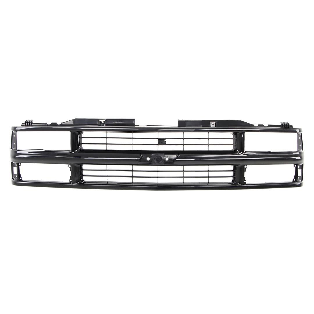 1994-98 Chevy CK Pickup SUV Grille Shell - Black - Composite Headlight
