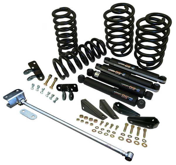 1965-72 Chevy Truck Coil Spring & Shock Kit, Deluxe 3/5