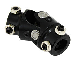 3/4" Round x 3/4" 36 Spline - Universal Joint, Economy, Black