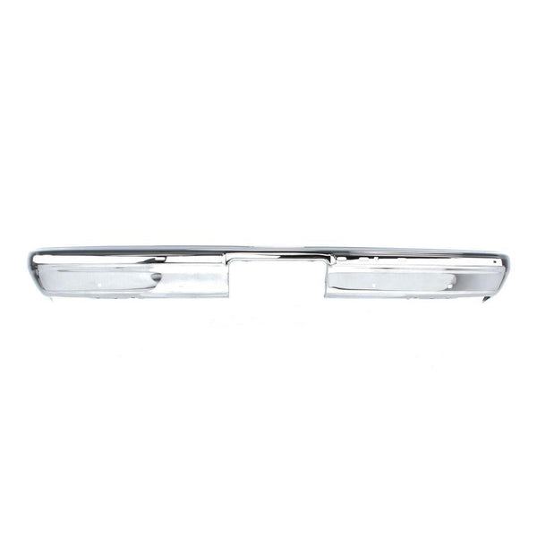 1981-91 Chevy & GMC Truck Rear Bumper, Fleetside, Chrome, With Impact Strip Holes