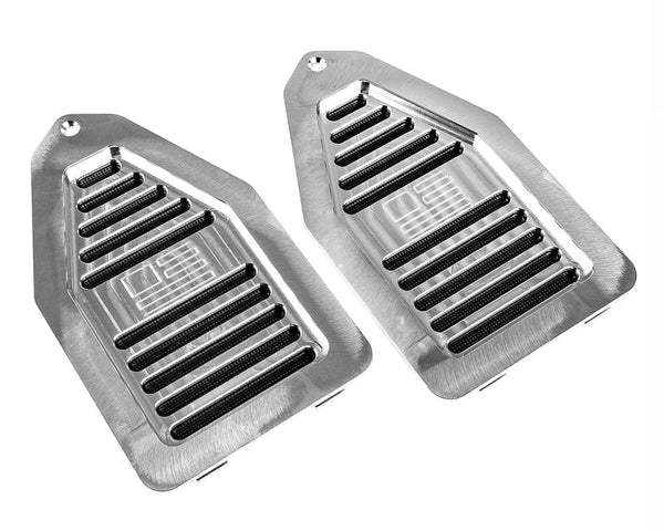 Billet Door Jam Vents With Engraved Flag, 1969 A-Body-Raw