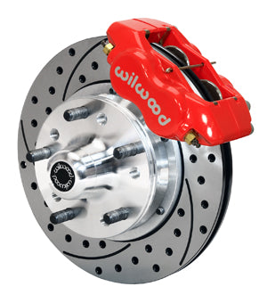 Wilwood, 11" Drilled and Slotted Rotor, Red Caliper