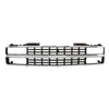 Grille Shell - Chrome Black - Dual Headlight - 88-93 Chevy CK Pickup SUV