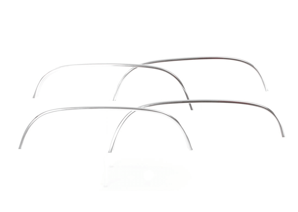 Wheel Opening Molding - 4pc set - Chrome - 88-98 Chevy GMC C/K Fleetside Pickup Truck SUV