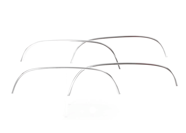 Wheel Opening Molding - 4pc set - Chrome - 88-98 Chevy GMC C/K Fleetside Pickup Truck SUV
