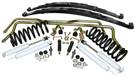 1967-69 Chevy Camaro Suspension Kit, Stage 2 with Coil Springs and Leaf Springs, Stock Height, Big Block