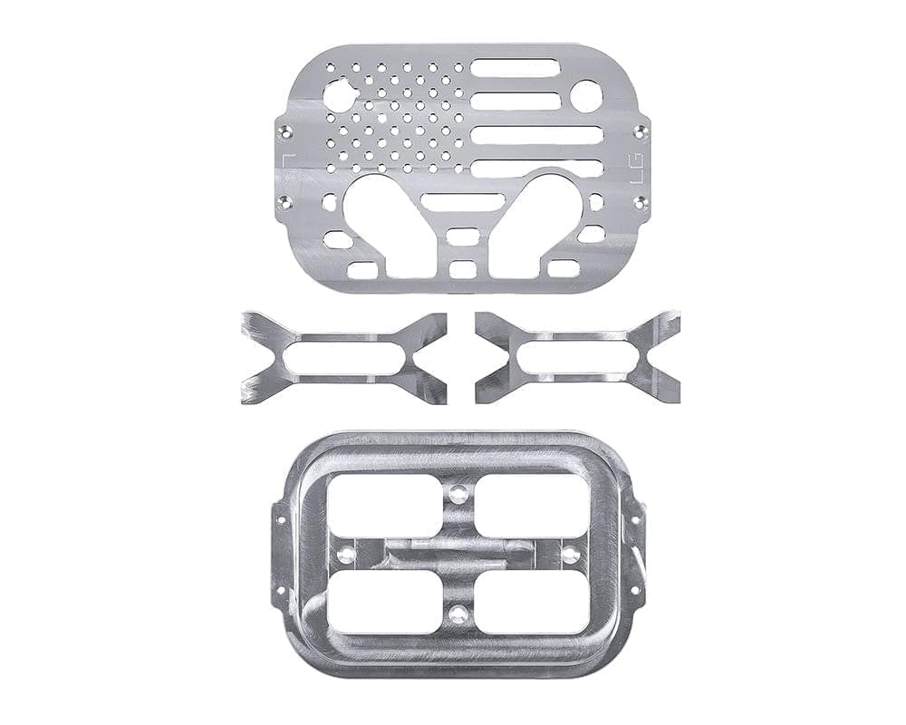 Billet Optima Battery Mount, Flag Top, group 34/78 batteries