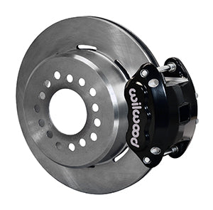Wilwood - Rear Disc Brake Conversion with Parking Brake, Ford 9" w/ Big Torino Flange