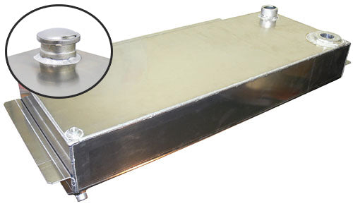 1947-53 Chevy, GMC Aluminum Fuel Gas Tank, 19 Gallon with Chrome Cap