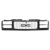 1994-98 GMC CK Pickup SUV Grille Shell - Black - Dual Headlight