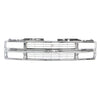 1994-98 Chevy CK Pickup SUV Grille Shell - Chrome - Composite Headlight