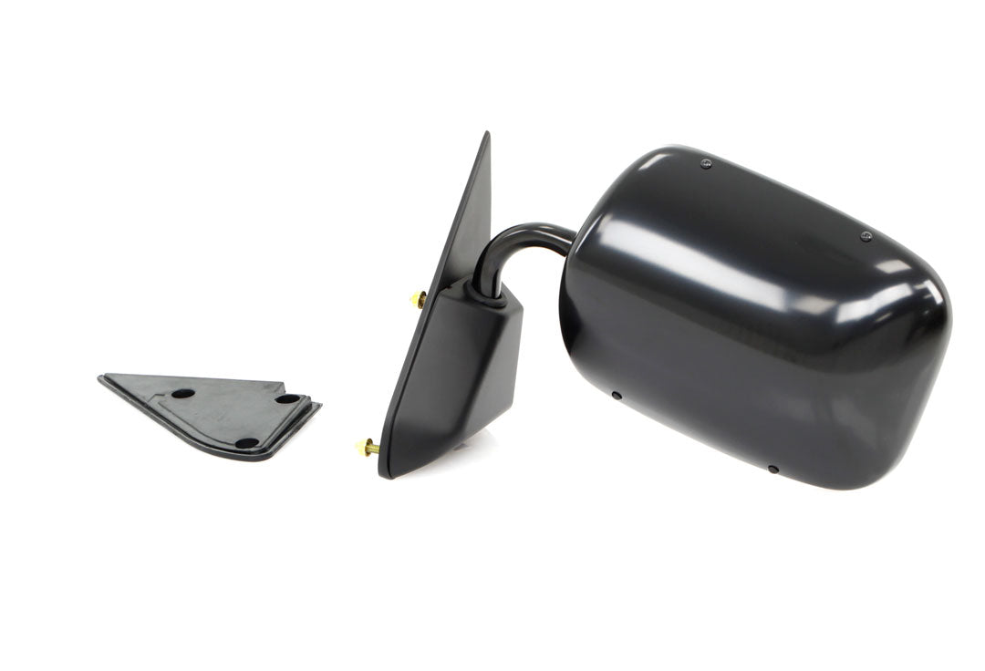 Outside Door Mirror - Black Below Eyeline - LH - 88-98 Chevy GMC C/K Pickup Truck SUV