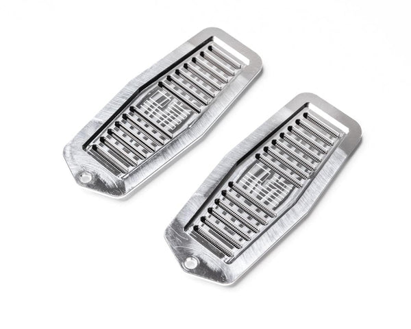 Billet Door Jam Vents With Engraved Flag, 1978-88 G-Body-Raw