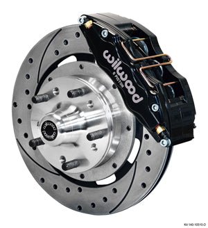 Wilwood 13" Drilled Rotors and 6 Piston Black Calipers