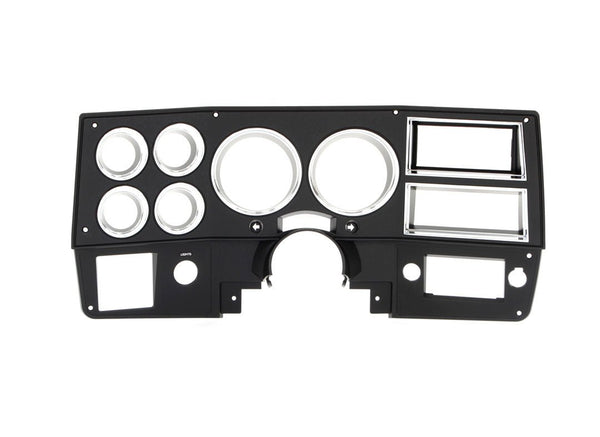 1984-87 Chevrolet / GMC Truck Dash Bezel, Black with Chrome Details, with A/C.  Each.