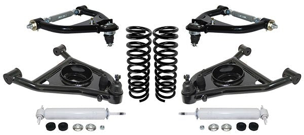 1970-81 Chevy Camaro Tubular Control Arm Suspension Kit, Stage 3, Stock Height, Small Block