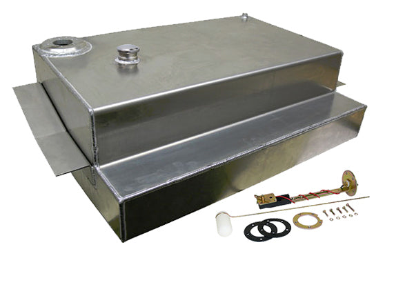 1973-87 Chevy, GMC  Aluminum Fuel Gas Tank Combo Kit, 19 Gallon with Chrome Cap