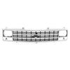 1988-93 Chevy CK Pickup SUV Grille Shell - Argent Silver - Single Headlight
