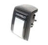 1978-91 Chevrolet Truck Steering Wheel Horn Button, Deluxe, Black & Silver