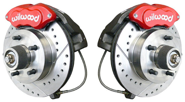 Disc Brake Conversion - 1973-1987 Chevy C10, GMC C1500 Truck, 12" Rotors 5 or 6 Lug, Stock or Drop Spindles, Wilwood Calipers