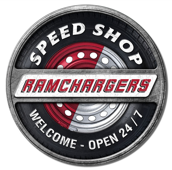 Ramchargers Speed Shop Aluminum Sign