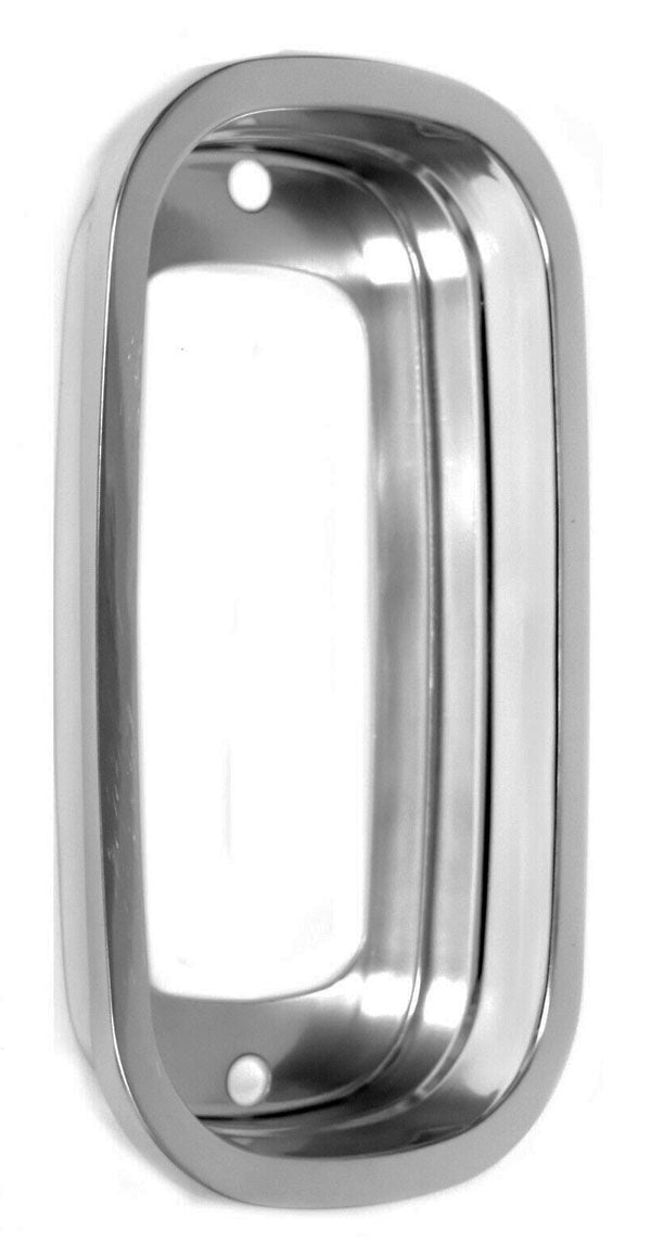 1960-66 Chevy Truck Tail Light Bezel, Fleetside, Aluminum