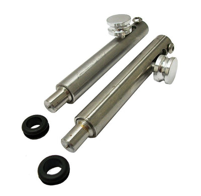 Stealth Tail Gate Latches, Hidden Type, 1947-87 Chevy, GMC Truck Stepside, Stainless Steel