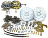 1953-56 Ford F-100 Truck Power Disc Brake Conversion Kit, Floor Mount Booster, 5.5