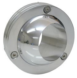 Steering Column Floor Board Mount, Ball Swivel Type, Polished Aluminum - Performance Online