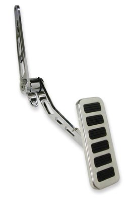 Gas Pedal, Chrome with Horizontal Inserts - Performance Online