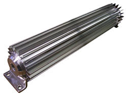 Transmission Cooler, Radial type, Aluminum, Anodized