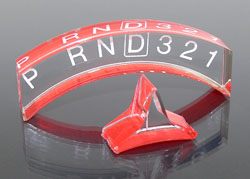 Steering Column Shift Indicator with Pointer, Universal, 3 or 4 Speed