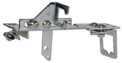 Throttle Cable Bracket, Chrome