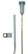 Oil Dipstick, Chrome with Billet Knob, SB Ford