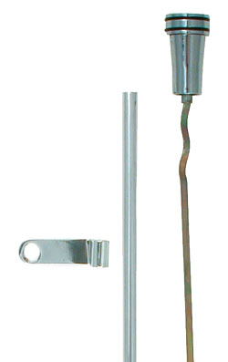 Oil Dipstick, Chrome with Billet Knob, BB Chevy