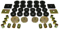 1955-57 Chevy Belair Body Mount Kit, Sedan, Poly Urethane