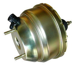 Power Brake Booster, 8" Dual Diaphragm, Zinc Plated
