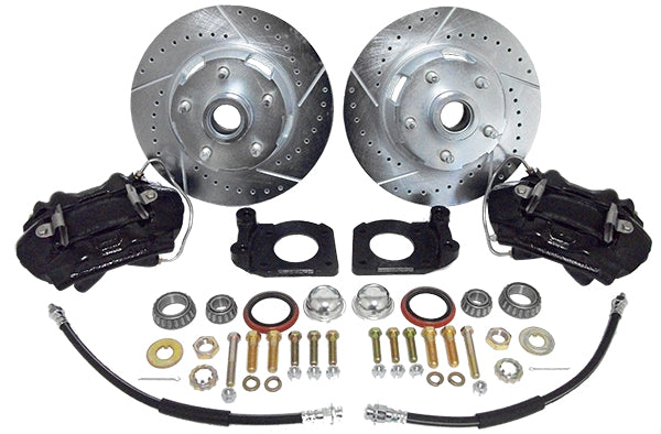 1968-73 Ford Mustang disc brake conversion kit - Black Caliper