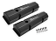 Holley Sniper Fabricated Aluminum Valve Covers - SBC - Black