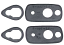 1947-51 Chevy / GMC Truck Exterior Door Handle Gasket Set, 4 PC