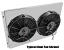 1967-72 Chevy Truck Electric Fan and Shroud Kit, Dual 14" Fans