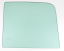 1951-55.1 Chevy & GMC Replacement Door Side Glass, Green Tint