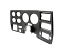 1975-77 Chevrolet / GMC Truck Dash Bezel, Black with Chrome Details