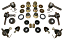 1962-67 Chevy Nova Front Suspension Rebuild Kit, Rubber Bushings