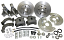 1963-68,69,70,71,72,73,74 Mopar front disc brake conversion kit!