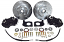 1968-73 Ford Mustang disc brake conversion kit - Black Caliper